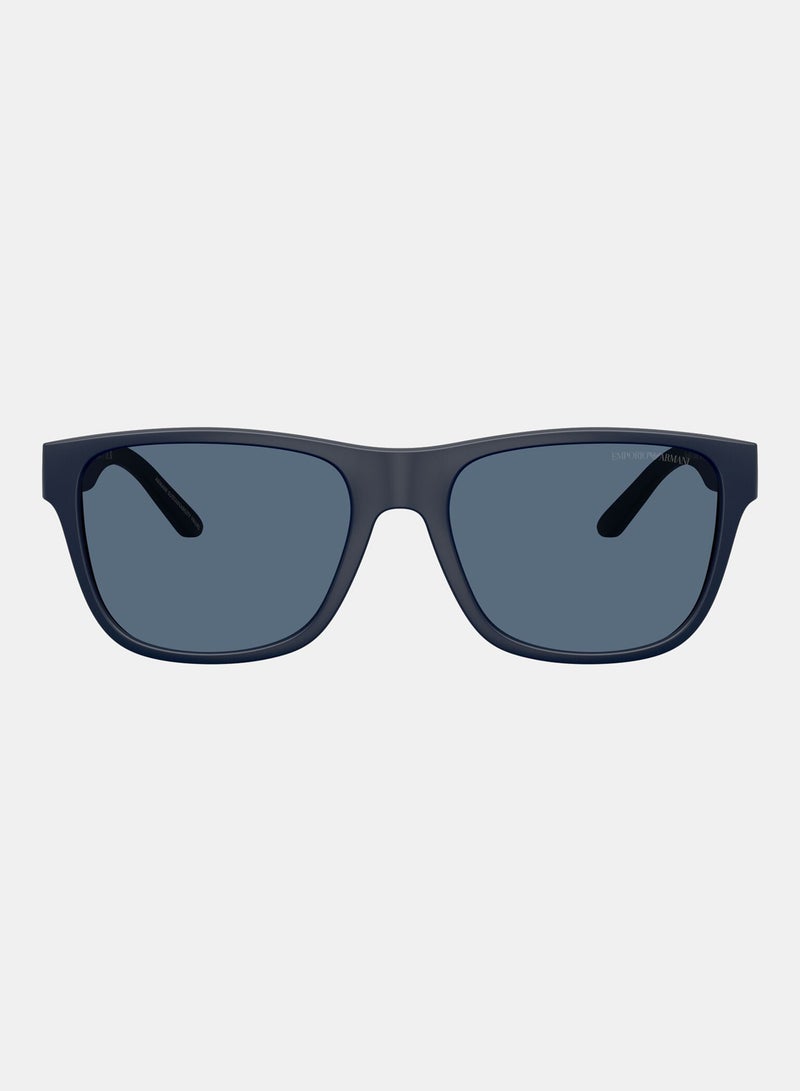 EMPORIO ARMANI Men Full Rim Square Sunglasses 4243, 56, 6244, 80 - Image 1
